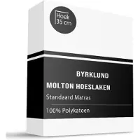 Byrklund Molton Hoeslaken - Basic Stretch - Standaard Matras 90 x 200