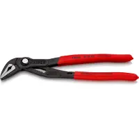 Knipex Cobra ES Waterpomptang Extra-Slank | 250 mm Lengte | Anti-Slip | Kunststof Bekleed | Grijs Geatramenteerd - 87 51 250 SB