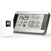 Alecto Weerstation met draadloze sensor Silver - WS-1700