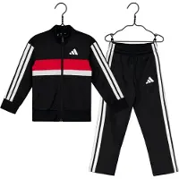Adidas Trainingspak 'Seasonal Essentials Tiberio' rood / zwart / wit