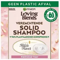 Garnier 3x Loving Blends Milde Haver Shampoo Bar 60 Gr