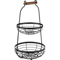 Aps Servies, Etagère 2K.H48cm zwart