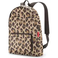 Reisenthel Mini Maxi Rucksack Rugzak - Opvouwbaar - 14L - Leo Macchiato Bruin