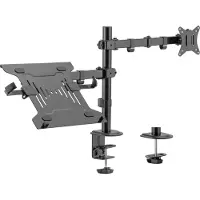 Gembird Monitorhouder met laptoparm voor bureau 17–32 inch verstelbaar