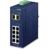 Planet IGS-4215-8T2S - Switch - beheerd - 8 x 10/100/1000 + 2 x Gigabit SFP (uplink)
