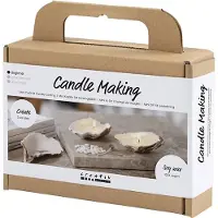 Creativ Company CC Mini Hobbyset Kaarsgieten Sojakaarsen in Oesterschelpen