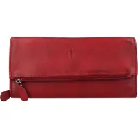 Jack kinsky Nelson Portemonnee RFID Leer 19 cm rood