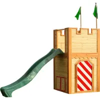 Axi Arthur Speelhuis Bruin/rood - Groene Glijbaan