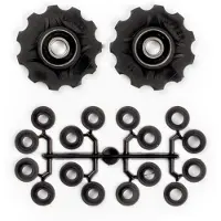 Elvedes Derailleurwieltjes 11 tanden 7-11v zwart 2 stuks