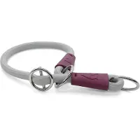 Morsø half slip halsband voor hond soft rope gerecycled grey grijs 60x1 cm
