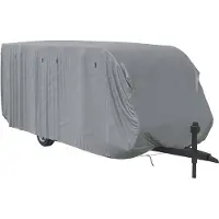 vidaXL Caravanhoes 732x250x220 cm vliesvlies grijs