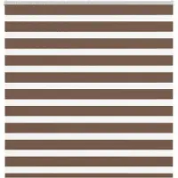 vidaXL Dubbele rolgordijn, bruin, 140x150 cm, stofbreedte 135,9 cm, polyester