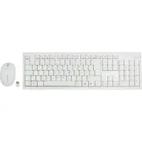 Logilink ID0104W toetsenbord Inclusief muis USB Duits Wit