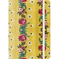 Uitgeverij Karmijn Carmyne's Journal A5 Tomoe River Notitieboek - Yellow & Flowers