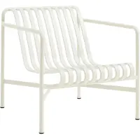 HAY Palissade Low loungefauteuil Cream white