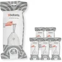 Brabantia Vuilniszakken Code H - 50-60 Liter (120 stuks)