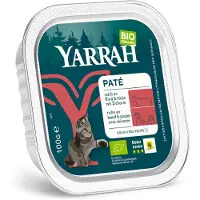 Yarrah - Bio Paté Kat - Kuipje - Kip en Rund