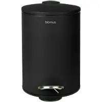 Blomus Pedaalemmer Tubo Black 3 L