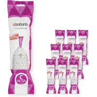 Brabantia PerfectFit Vuilniszakken - 10/12 l - Code C - 10 rollen x 20 stuks