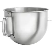 KitchenAid accessoires, 5KSMB70: RVS-mengkom, 6,6 liter, kleur: roestvrij staal