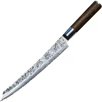 Satake Kuro Broodmes 25 Cm - Broodmessen Staal Wood - SKURO22