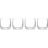 LSA International Borough Drinkglazen Pak Van 4 30 Cl - Drinkglazen Kristalglas Clear - LBG02