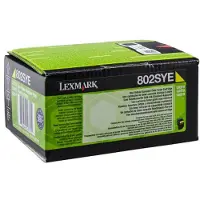 Lexmark 80C2SY0 toner cartridge geel nr. 802SY (origineel)