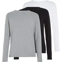 Tommy Hilfiger Underwear Shirt 'Premium Essential' grijs gemêleerd / zwart / wit