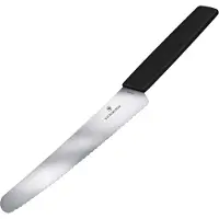 Victorinox Swiss Modern broodmes 22 cm, zwart