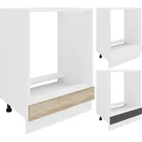 VCM Esilo keuken onderkast 60 cm voor ovenwit.
