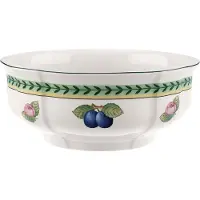 Villeroy & Boch French Garden Fleurence Salad Bowl 21 Cm - Serveerkommen Porselein White - 1022813170