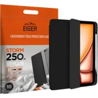 EIGER Storm 250m (iPad Air 13 2024 (M2)), Tablethoes, Zwart