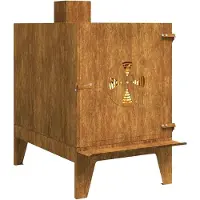 Super Merchant Campingkachel 35x50x60 cm cortenstaal
