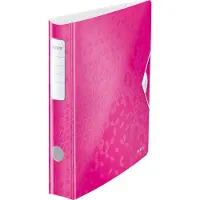 Leitz ordner Active WOW, A4, rugbreedte 65 mm, 5 stuks, roze