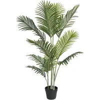 vidaXL Kunstpalmboom 120 cm polypropeen groen