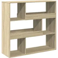 vidaXL Boekenkast / kamerscherm 100x33x94,5 cm sonoma eikenkleurig