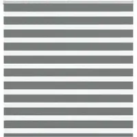 vidaXL Dubbele rolgordijn, donkergrijs, 140x150 cm, stofbreedte 135,9 cm, polyester