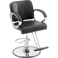Physa Kappersstoel - T-voetsteun - 50 - 60 cm - 180 kg - zwart