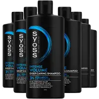 Syoss Volume - Shampoo - Fijn en Dun Haar - Zachte Reiniging - Langurig Volume (48u) - Voordeelverpakking - 6x440ml