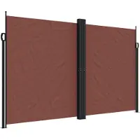vidaXL Windscherm uittrekbaar 200x600 cm bruin