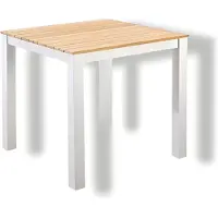 Yoi Tuintafel Arashi White Teak 75 x 75 cm