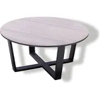 Yoi Bijzettafel Teeburu Black Travertin 75 x 35 cm
