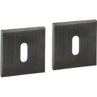 Intersteel Q Sleutelrozetten Verdekt 53x53x6mm PVD Antraciet