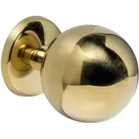 Intersteel Voordeurknop Bol ø75mm PVD Messingkleur