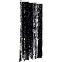 vidaXL Vliegengordijn 100x200 cm chenille antracietkleurig