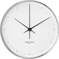 Georg Jensen Koppel Wandklok 40 Cm - Wandklokken Glas Roestvrij staal - 10015901