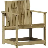 vidaXL Tuinstoel 62x56x77 cm geïmpregneerd grenenhout