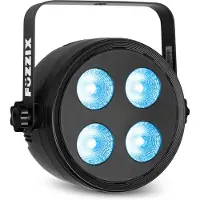 Fuzzix PLF20 Party LED par met 4x 12W LED's - RGBAW-UV - Inclusief