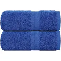 vidaXL Gastendoekjes FROGN 2 st 30x50 cm 360 g/m² blauw