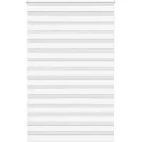 vidaXL Dubbele rolgordijn, wit, 145x200 cm, stofbreedte 140,9 cm, polyester